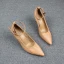 Chic / Belle Kaki Bureau Escarpins 2019 Cuir 7 cm Talons Aiguilles Bride Cheville À Bout Pointu Escarpins