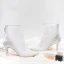 Stilig Elfenben Brudesko 2019 Lær Blonder 8 cm Stiletthæler Spisse Bryllup Boots