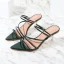 Sexy Dark Green Evening Party Womens Sandals 2021 7 cm Stiletto Heels High Heels Open / Peep Toe Sandals