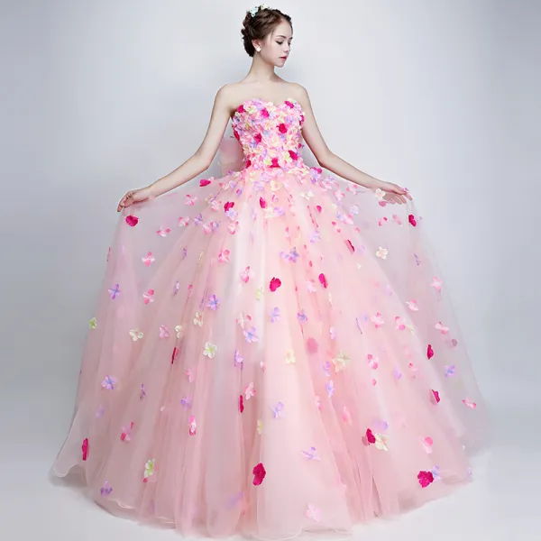 Cherry Blossom Prom Dress