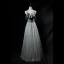 Chic / Beautiful Jade Green Evening Dresses  2019 A-Line / Princess Spaghetti Straps Suede Sleeveless Backless Floor-Length / Long Formal Dresses