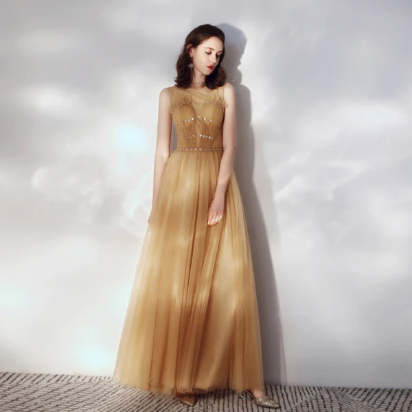 gold color formal dresses Off the Shoulder Gold A-Line Metallic Pleated Long Formal Gown Gold / 14