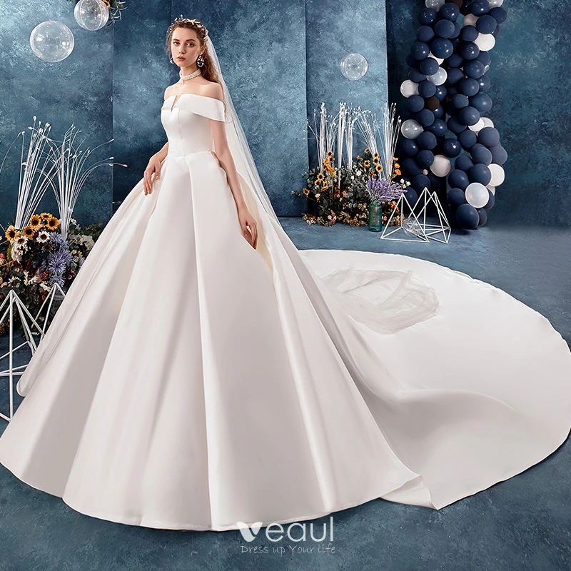 One shoulder wedding dresses 2019 best sale