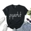 Lovely Summer White Loose Street Wear Cotton T-Shirts 2021 Scoop Neck Short Sleeve Women's Tops T-shirt