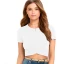 Summer Street Wear White Tight  Women Tank 2021 Cotton Scoop Neck Short Sleeve Women's Tops Sweatshirts