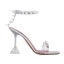 Sexy Transparent Silver Crystal Womens Sandals 2021 Rave Club Cocktail Party Evening Party 9 cm Stiletto Heels Open / Peep Toe Womens Shoes High Heels