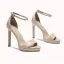 Chic / Beautiful Nude Summer Cocktail Party Evening Party Womens Sandals 2021 Ankle Strap 12 cm Stiletto Heels Open / Peep Toe Sandals High Heels
