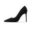 Chic / Beautiful Black Suede Evening Party Pumps 2021 10 cm Stiletto Heels Pointed Toe Pumps High Heels