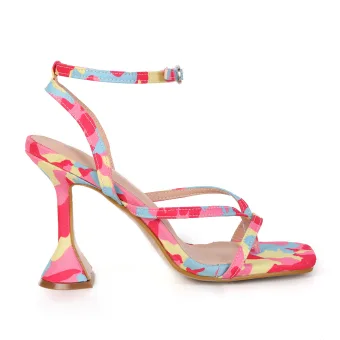Chic Beautiful Multi Colors Prom Womens Sandals 2021 Ankle Strap 9 Cm Stiletto Heels Open Peep Toe Sandals High Heels