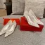 Charming White Rhinestone Leather Wedding Shoes 2021 Lace 7 cm Stiletto Heels Pointed Toe Wedding Pumps High Heels