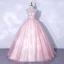 Sexy Pink Ballkleider 2021 Ballkleid Bandeau Ärmellos Rückenfreies Lange Festliche Kleider