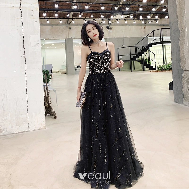 Veaul Modern Fashion A Line Princess Sequin Evening Dress
