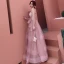 Charmant Rougissant Rose Robe De Soirée 2019 Princesse Bretelles Spaghetti En Dentelle Fleur Sans Manches Dos Nu Longue Robe De Ceremonie