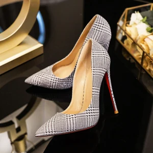 Glittrande Silver Afton Pumps 2019 Paljetter 12 Cm Stilettklackar Spetsiga Pumps