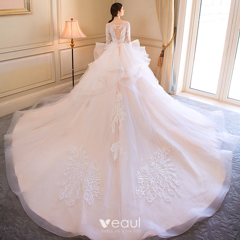 Elegant wedding gowns outlet 2018