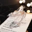 Charming Silver Evening Party Pumps 2019 Patent Leather Crystal Rhinestone 7 cm Stiletto Heels Pointed Toe Pumps