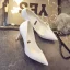 Chic / Belle Ivoire Bureau Escarpins 2019 Cuir Verni 8 cm Talons Aiguilles À Bout Pointu Escarpins