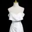 Schlicht Ivory / Creme Abendkleider 2025 A Linie Bandeau Ärmellos Rückenfreies Lange Abend Festliche Kleider