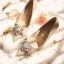 Charmant Champagner Hochzeit Brautjungfer Pumps 2019 Strass Schleife Pailletten 8 cm Stilettos Spitzschuh Brautschuhe