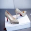 Scintillantes Champagne Demoiselle D'honneur Mariage Escarpins 2020 Paillettes 12 cm Talons Aiguilles À Bout Pointu Chaussure De Mariée