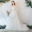 Charmant Ivoire Robe De Mariée 2020 Princesse De l'épaule Appliques En Dentelle Fleur Perle Manches Courtes Dos Nu Train De Balayage