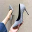 Charming Silver Evening Party Pumps 2020 Sequins 10 cm Stiletto Heels Pointed Toe Pumps