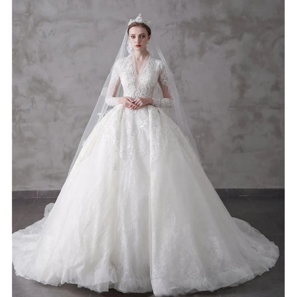 sachin and babi light blue dress V Neck Empire Waist Wedding Dresses for sale main image 1
