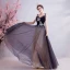 Classy Dark Green Prom Dresses 2020 A-Line / Princess Spaghetti Straps Pearl Rhinestone Lace Flower Sleeveless Backless Floor-Length / Long Formal Dresses