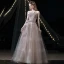 Charming Purple Prom Dresses 2021 A-Line / Princess Ruffle Strapless Beading Sleeveless Backless Floor-Length / Long Formal Dresses
