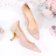 Eleganckie Ecru Przebili Buty Ślubne 2020 Z Koronki 6 cm Szpilki Szpiczaste Ślub Czółenka