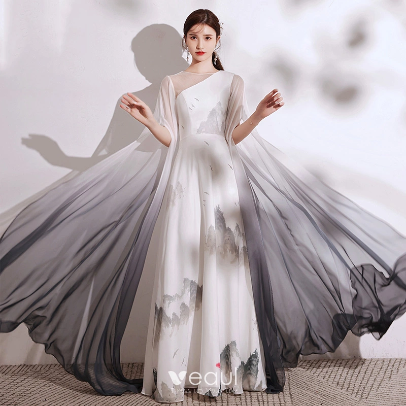Mermaid Wedding Dresses Long Sleeve Ivory Lace Illusion Train Bridal G –  Dbrbridal