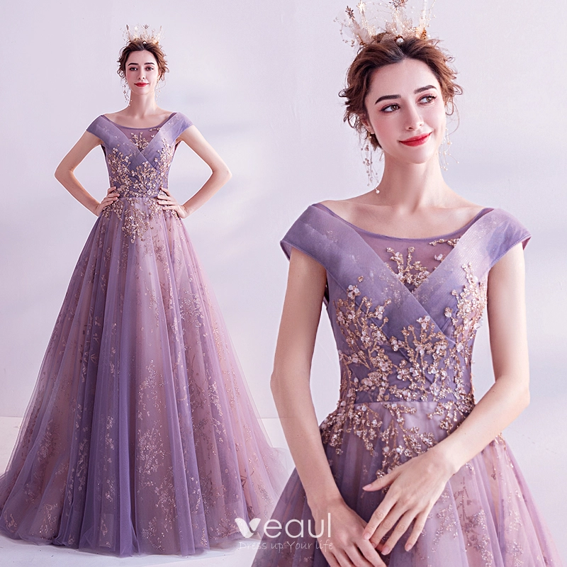 Fashion Gliiter Long Prom Dresses, Sequins A-line Prom Dresses 2020 Fashion Gliiter Long Prom Dresses, Sequins A-line Prom Dresses 2020