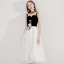 Fashion Ivory Homecoming Graduation Dresses 2020 A-Line / Princess Star Lace Spaghetti Straps Sleeveless Backless Lace Flower Tea-length Formal Dresses