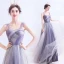 Classy Lavender Prom Dresses 2020 A-Line / Princess Square Neckline Sleeveless Backless Floor-Length / Long Formal Dresses