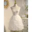 Sexy Champagne Pearl Cascading Ruffles Birthday Party Dresses 2022 A-Line / Princess Spaghetti Straps Sleeveless Backless Floor-Length / Long Formal Dresses
