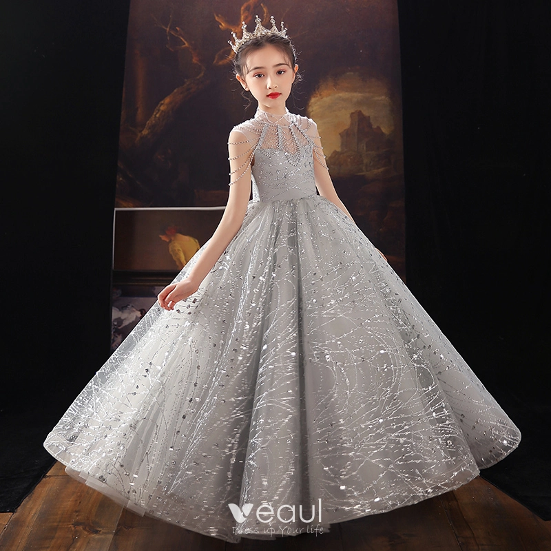 Princess Tulle Girls Pageant First Communion Kids Evening Gowns - China  Flower Girls Dress and Junior Child Dress price | Made-in-China.com