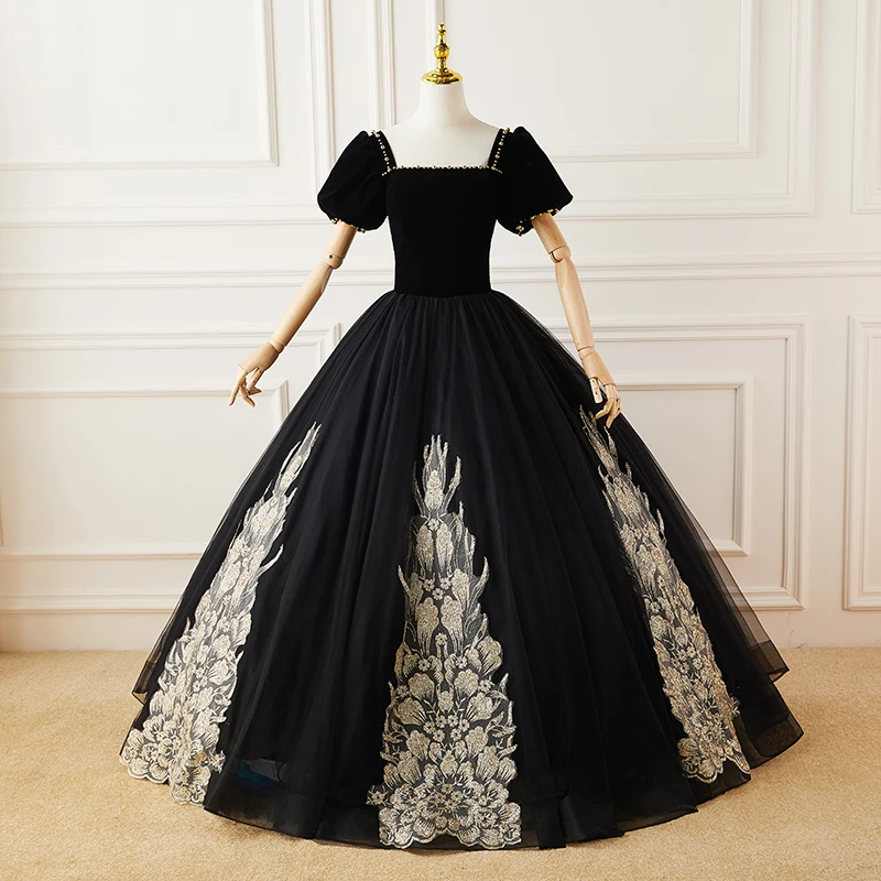 red and black formal dresses Black Red Tea Length Prom Dresses, Tea Length Red Black Formal Graduation Dresses, US 14 / Red as Pics / With Rush+$19.99