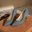 Modest / Simple Pool Blue Suede Office OL Pumps 2022 8 cm Stiletto Heels Pointed Toe Pumps High Heels