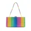 Inhabituel Multi-Couleurs Arc en ciel Faux Diamant Cocktail Pochette 2022
