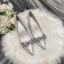 Fashion Ivory Rhinestone Satin Wedding Shoes 2022 9 cm Stiletto Heels Pointed Toe Wedding Pumps High Heels