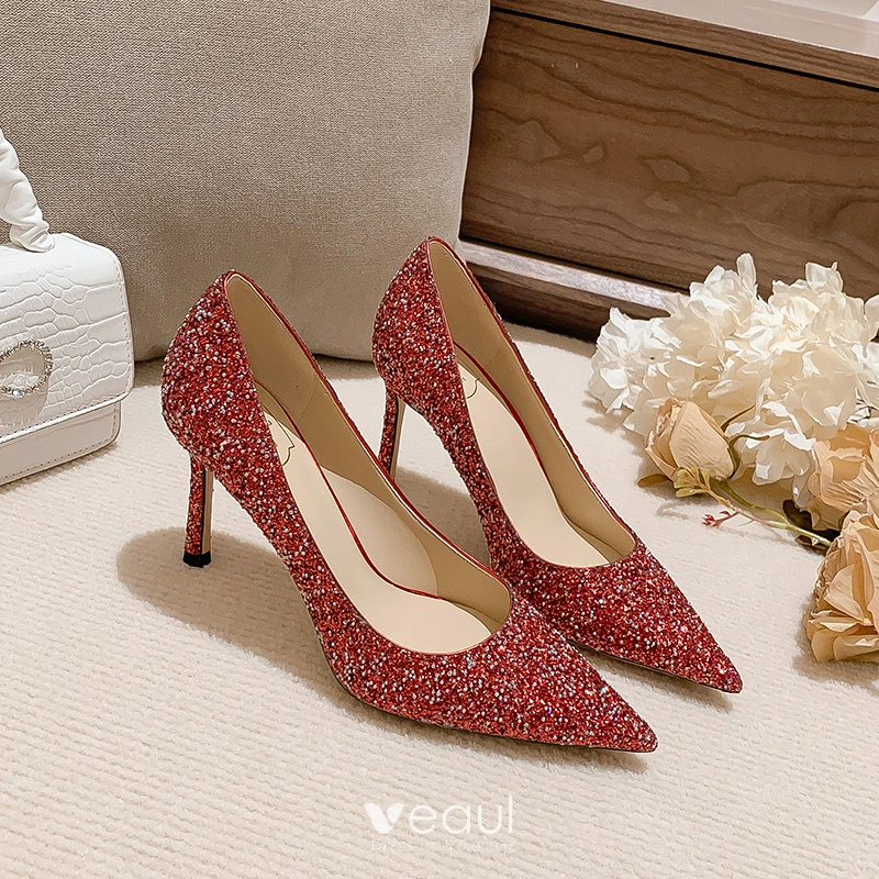 Escarpins bordeaux mariage outlet