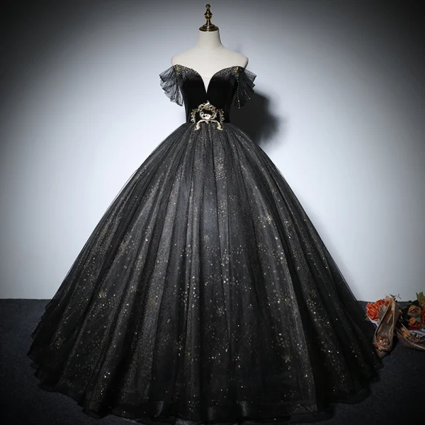 black prom dress with bow Nox Anabel A1374 Prom Fitted Long Prom Dress Black