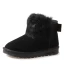 Modern / Fashion Womens Boots 2017 Khaki Leather Ankle Suede Casual Winter Flat Snow Boots