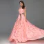 Chic / Beautiful Candy Pink Leaf Lace Prom Dresses 2022 A-Line / Princess Scoop Neck Sleeveless Floor-Length / Long Formal Dresses