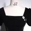 Elegant Black Solid Color Velvet Prom Dresses 2023 A-Line / Princess Square Neckline Short Sleeve Backless Floor-Length / Long Prom Formal Dresses