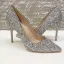 Sparkly Sølv Aften Pumps 2020 Paljetter 12 cm Stiletthæler Spisse Pumps