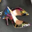 Amazing / Unique Black Doodle Rave Club Pumps 2020 Patent Leather 12 cm Stiletto Heels Pointed Toe Pumps