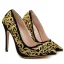 Chic / Beautiful Black Gold Evening Party Lace Pumps 2020 11 cm Stiletto Heels Pointed Toe Pumps