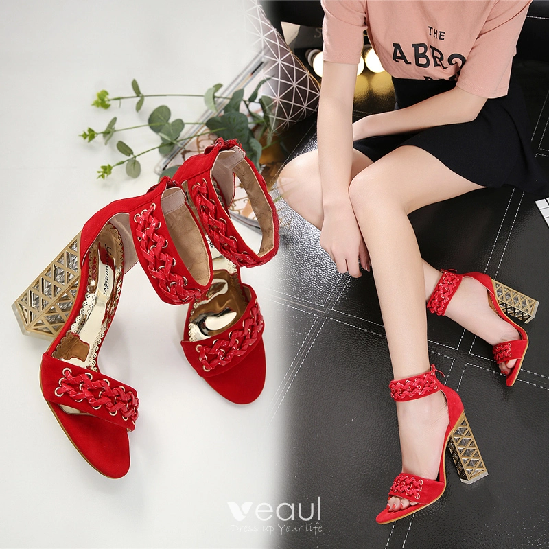 Summer Red Sandals Ladies D'orsay Stilettos 12cm Thin High Heels Ol Work  Pumps Women Shoes Tube Dance Party Pumps Zapatos Mujer - Pumps - AliExpress