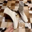 Fabulous Ivory Casual Womens Boots 2020 Leather 4 cm Thick Heels Pointed Toe Low Heel Boots